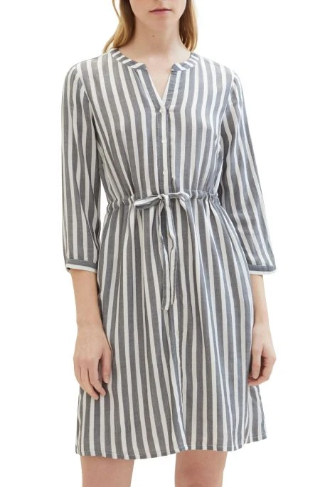 Robe TOM TAILOR Offwhite Stripe 3 Robe TOM TAILOR Offwhite Stripe â Image 3