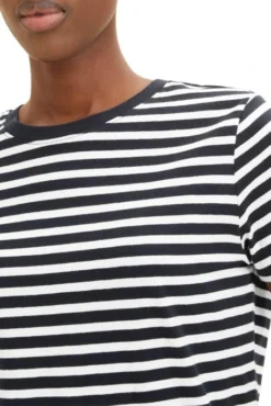 Tee Shirt TOM TAILOR White Blue