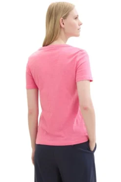 Tee-shirt TOM TAILOR Carmine Pink -Promos Femme T-Shirt Magasin tt 26772 2