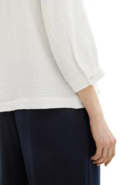 Chemise TOM TAILOR Whisper White 6 Chemise TOM TAILOR Whisper White -Promos Femme T-Shirt Magasin tt 26775 4