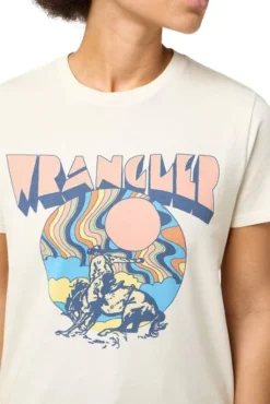 Tee Shirt WRANGLER In Vintage White