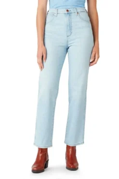 Jeans WRANGLER WILD In Bright Cloud -Promos Femme T-Shirt Magasin wrangler w2h2 238 33a 1