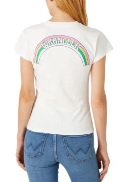 Tee Shirt WRANGLER SHRUNKEN Worn White